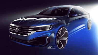 US Volkswagen Passat teased as updated European spec chills