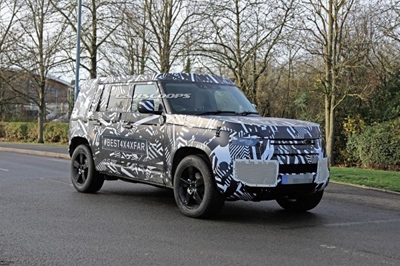 Next Land Rover Defender re-appears in 90 and 110 bodystyles