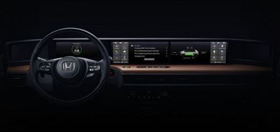 Production Honda Urban EV shows its interior for the first time
