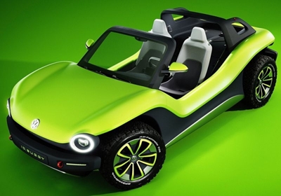 Iconic Beach Buggy revived in Geneva as all-electric Volkswagen ID Buggy
