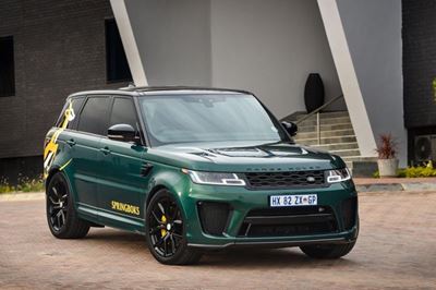Land Rover unveils special tribute Range Rover to the Springboks
