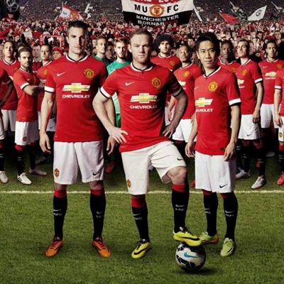 Manchester United's new Chevrolet home-shirt revealed