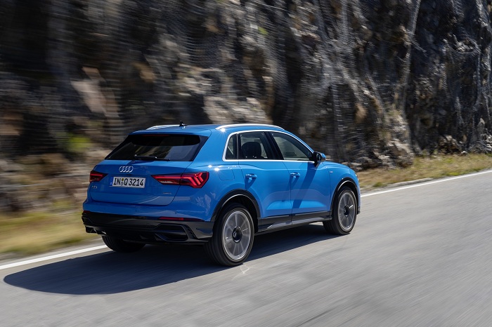 New Audi Q3 driven-Autodealer
