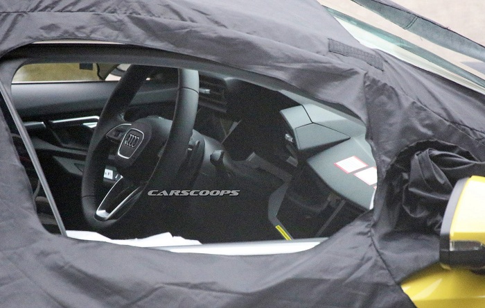 Prototype next Audi S3 spied partially exposing its inside-Autodealer