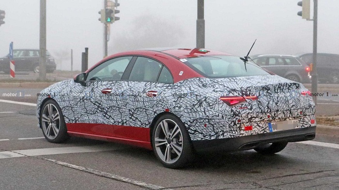 New Mercedes-Benz CLA goes on a semi-revealing spree-Autodealer
