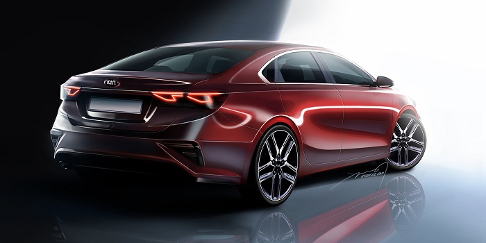 Sketches previewing new Kia Cerato leaks-Autodealer