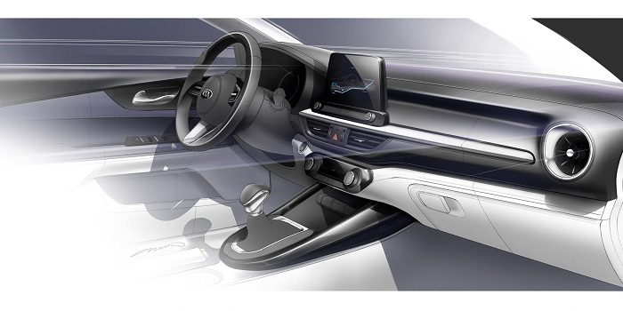 Sketches previewing new Kia Cerato leaks-Autodealer