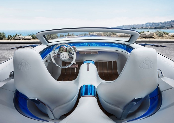 Dramatic Mercedes-Maybach Vision 6 Concept now minus its roof-Autodealer