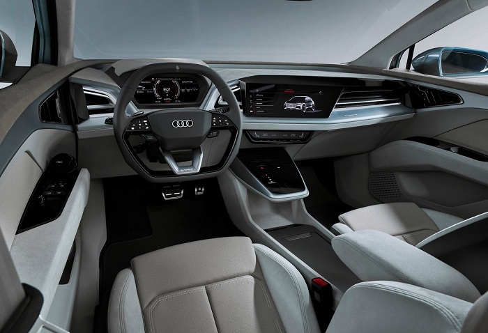 Audi Q4 bows in Geneva as coupe-styled, all-electric concept-Autodealer