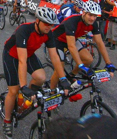 Knife-wielding men target cyclists
