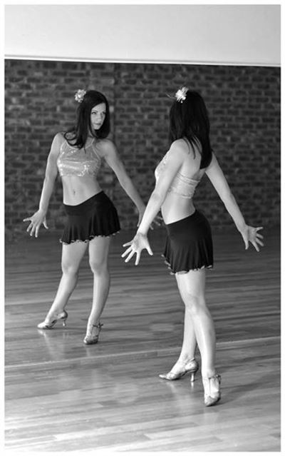 Spunky dancer feels the music wherever she goes