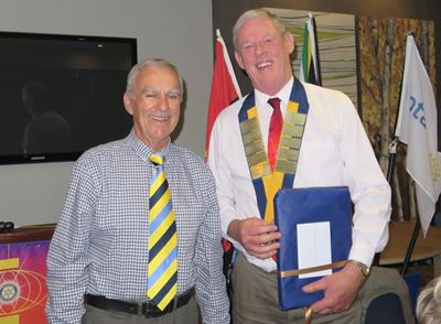 Rotary district governor visits Knysna