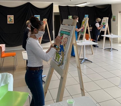 Emotional well-being through mural project