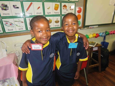 Twin surprise at Knysna Primary