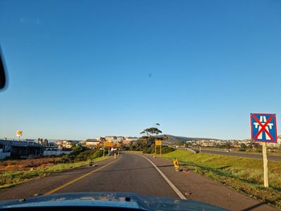 Pedestrian hit by truck on N2