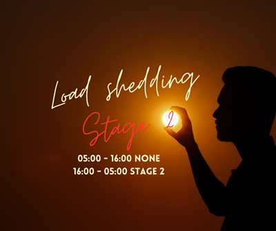 Load shedding schedule for the rest of the week