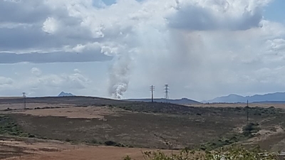 Veld fire being fought near Herbertsdale
