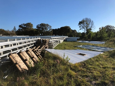 "Stored" housing material investigated
