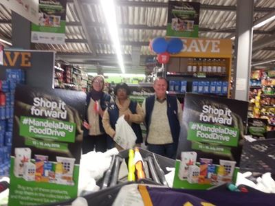 Lions, Pick n Pay join hands for food collection
