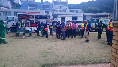 Crash simulation at George Airport