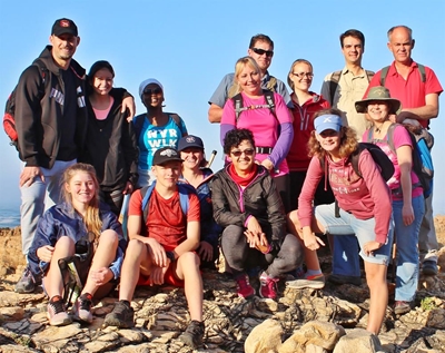 Hikers enjoy St Blaize trail