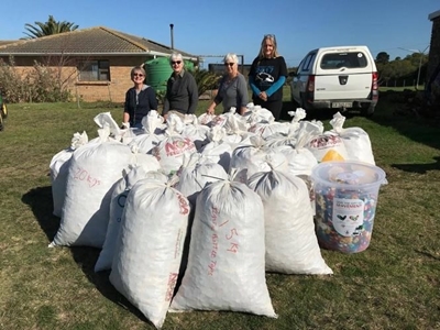 450kg of plastic collected