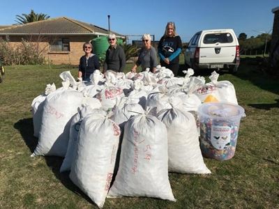 450kg of plastic collected