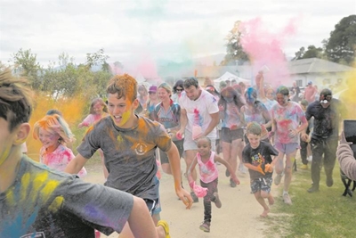 Brilliant bursts of colour to raise funds for Kaws