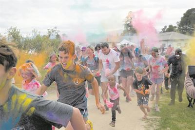 Brilliant bursts of colour to raise funds for Kaws