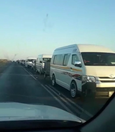 Taxis stream into Eastern Cape
