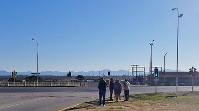 Update: Protest closes road