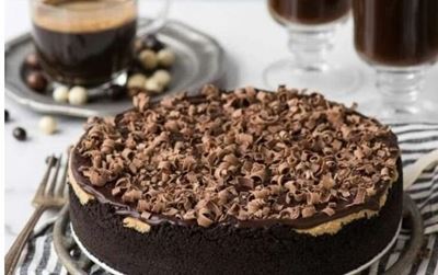 No-bake coffee cheesecake