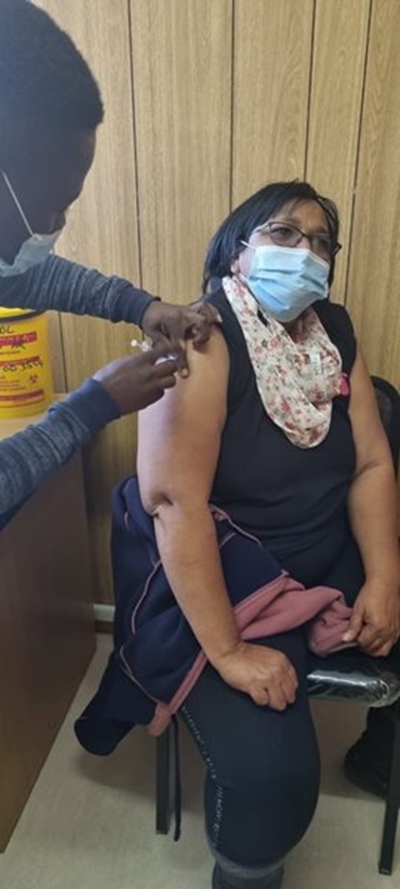 GRDM deputy mayor gets the jab