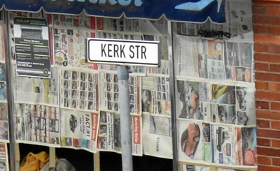 Straatname 'n wyse van erkenning gee