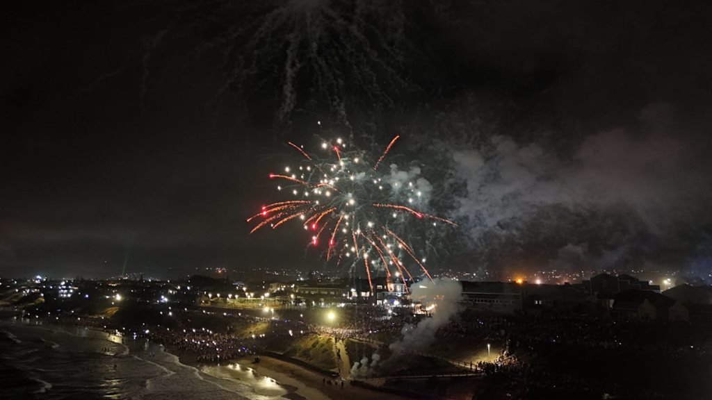 IN PHOTOS: New Year fireworks display at Hartenbos Seefront