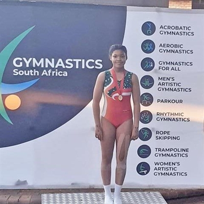 Plett gymnast wins gold at SAs