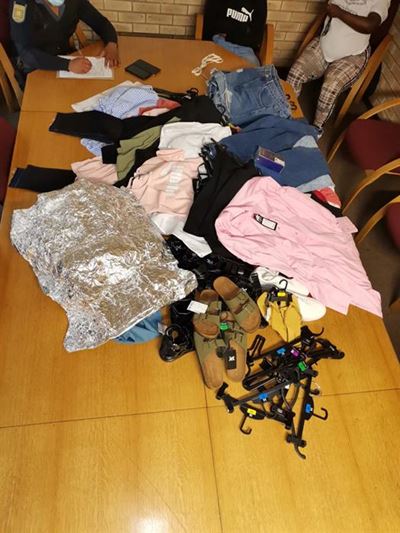 Five arrested for alleged shoplifting