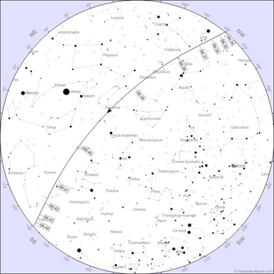 Set your alarm! George gets a front-row seat to the International Space Station flyover this wednesday!
