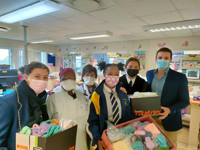 JCC donates prem baby clothes for Youth Day