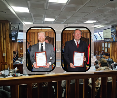 Aldermanship awarded to two councillors