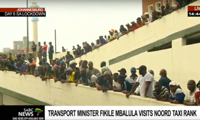 Cope blasts Mbalula for disregarding social distancing