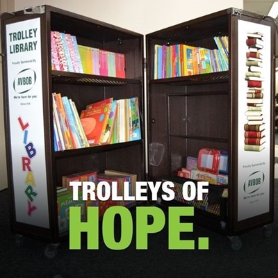Donate 260 trolley libraries for deserving schools