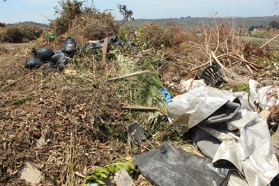 Smoking garden refuse site 'difficult to manage'