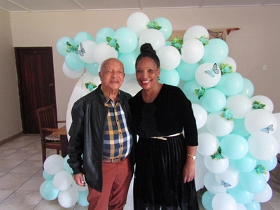 Janine vier 25 jaar diens by Sanca