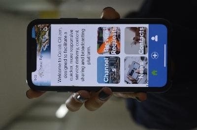 Tap the municipal app