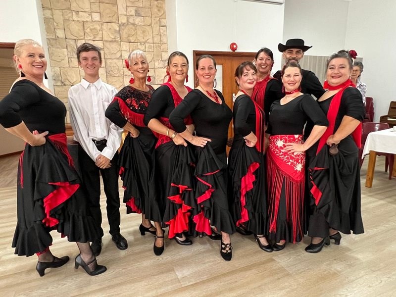 High tea, Spanish dancing are a hit