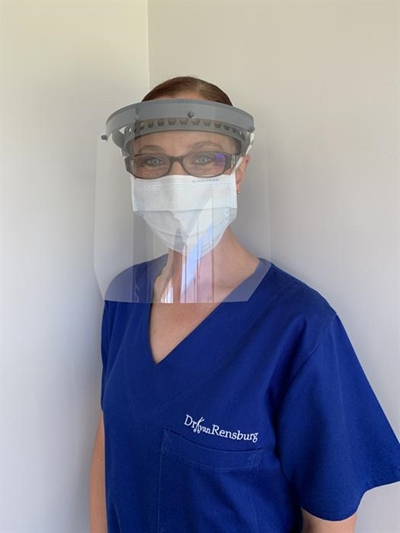 A face visor not sufficient on its own
