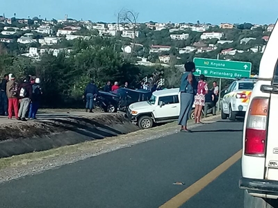 High speed car chase ends in ditch