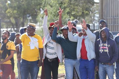 Latest: Protest at bus depot