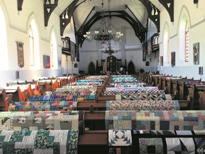 'Quilts in a Church'